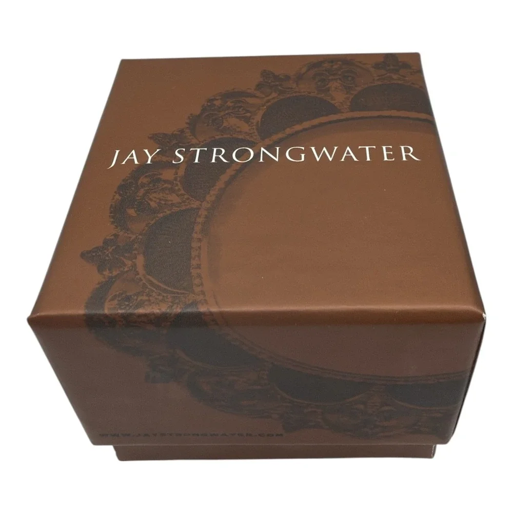 Jay Strongwater Adelle Snail Oceana Trinket Box Org. Box & Pamphlet
